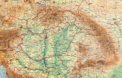 A Kárpát-medence térképe