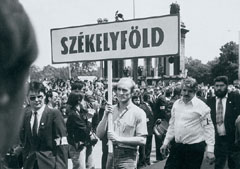 Tüntetés 1988-ben a romániai falurombolás ellen
